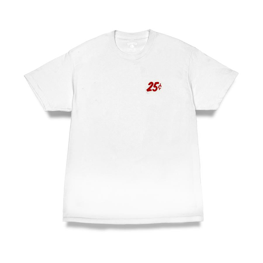 Quartersnacks Classic Snackman Tee - White