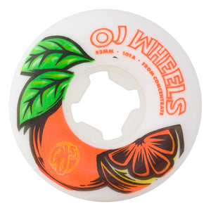 OJ's From Concentrate Wheel White Orange - 101A 52mm