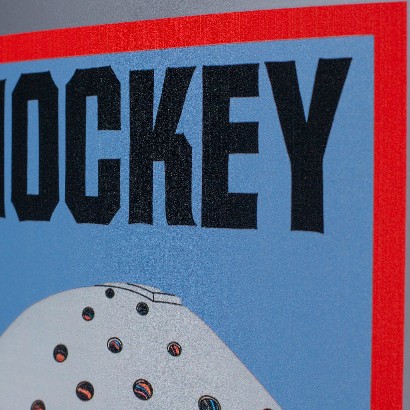 Hockey Half Mask Deck - 9.0 Silver