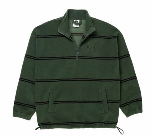 Polar Striped Fleece Pullover 2.0 - Olive