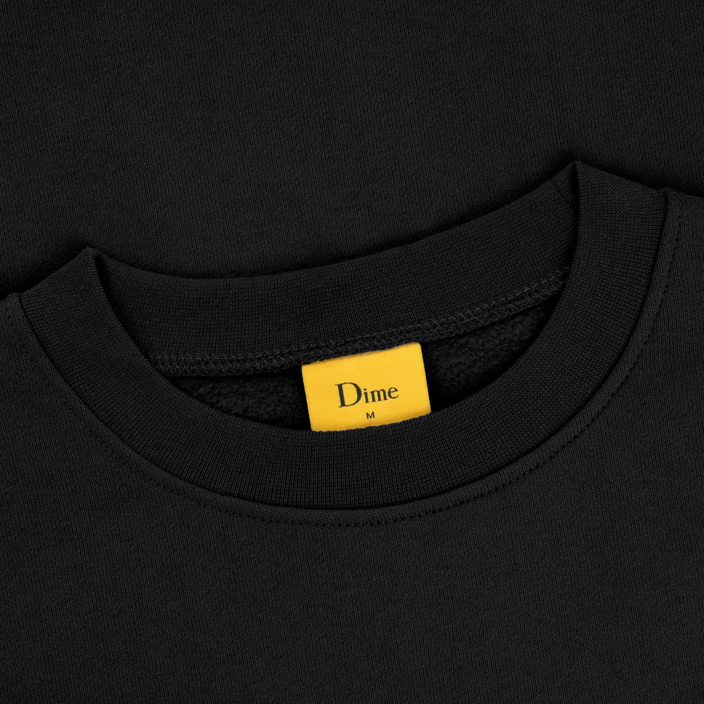 Dime Classic Logo Crewneck - Black/Lavender