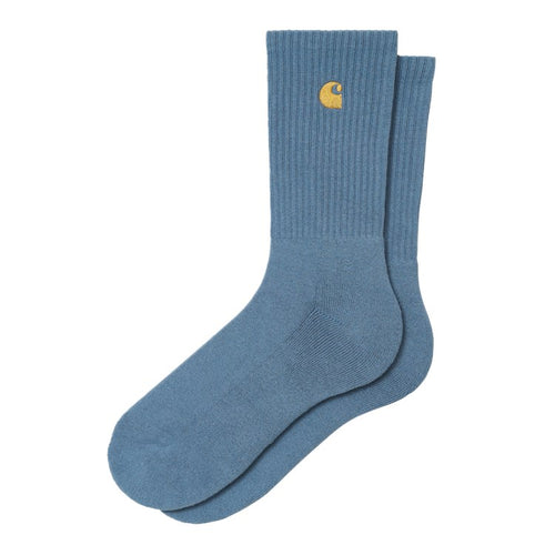Carhartt WIP Chase Socks - Icy Water/Gold