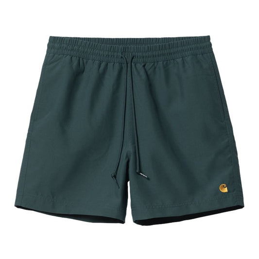 Carhartt WIP Chase Swim Trunks - Botanic/Gold