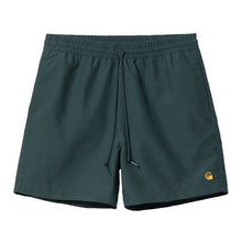 Load image into Gallery viewer, Carhartt WIP Chase Swim Trunks - Botanic/Gold