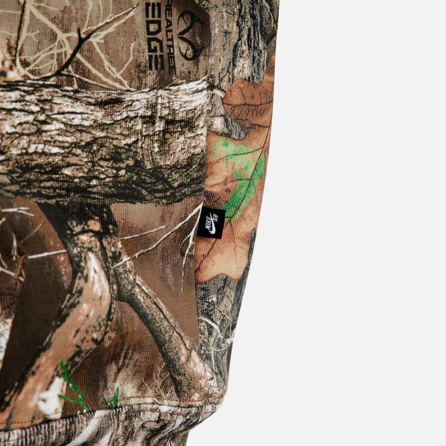 Nike SB RealTree Fleece Hoodie - Khaki/White