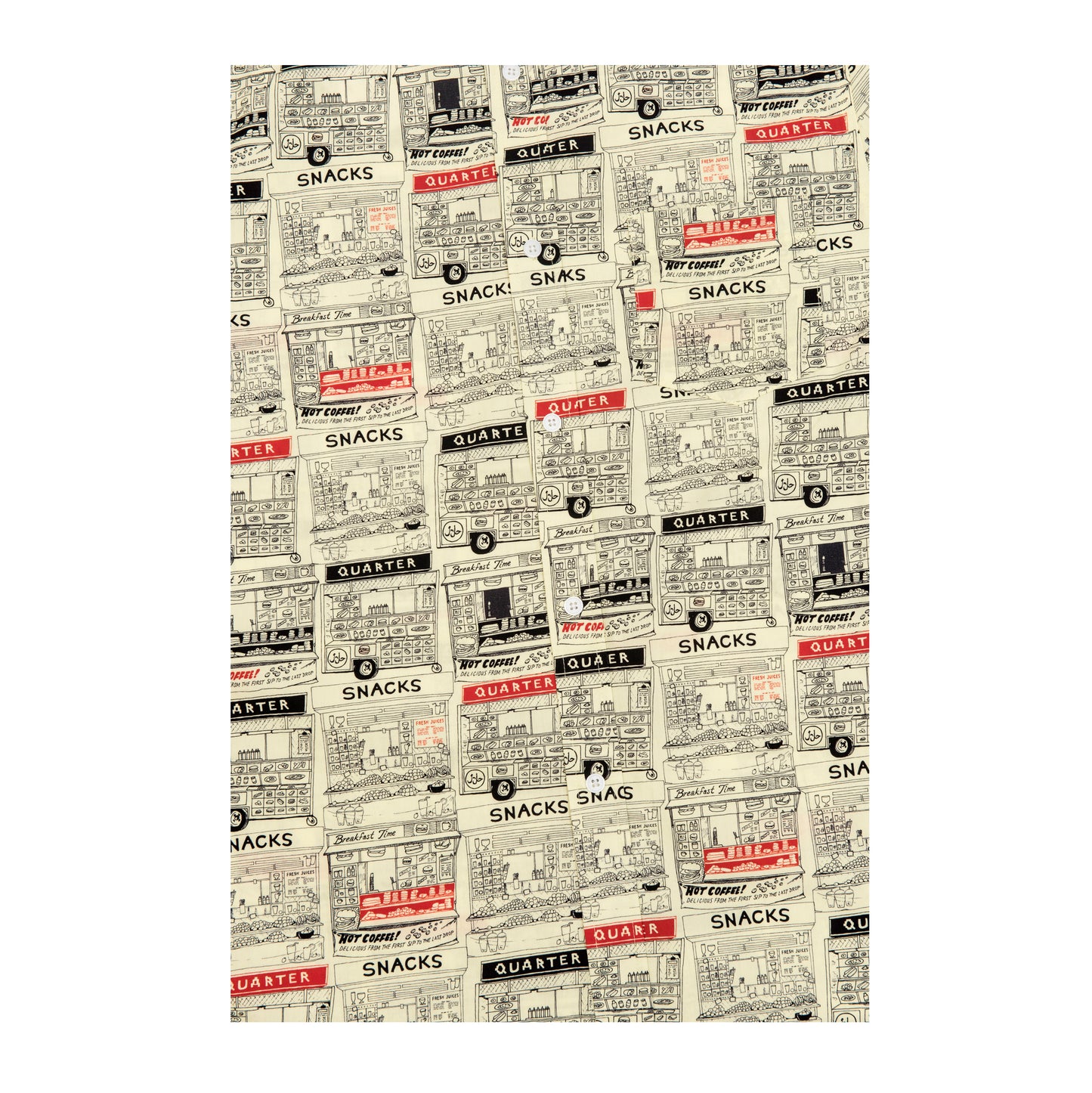 Quartersnacks Vendor Button Up - Butter