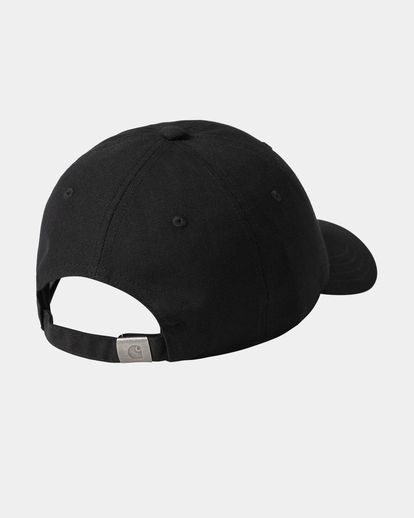 Carhartt WIP Canvas Script Cap - Black/Black