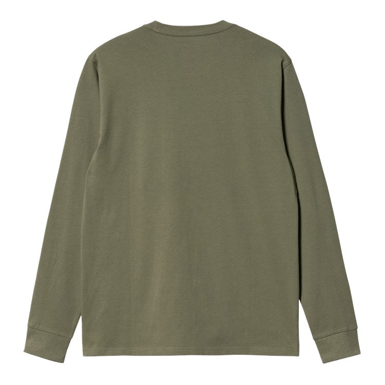 Carhartt WIP Longsleeve Pocket Tee - Seaweed