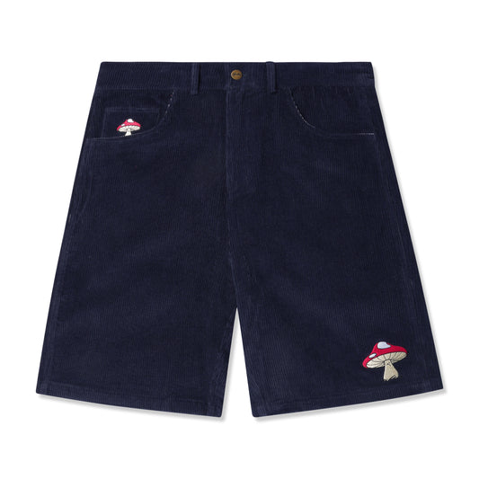 Butter Goods x The Smurfs Mushroom Corduroy Shorts - Indigo