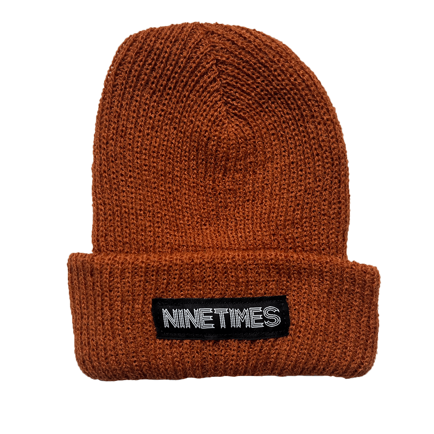 Ninetimes Patch Beanie - Burnt Orange