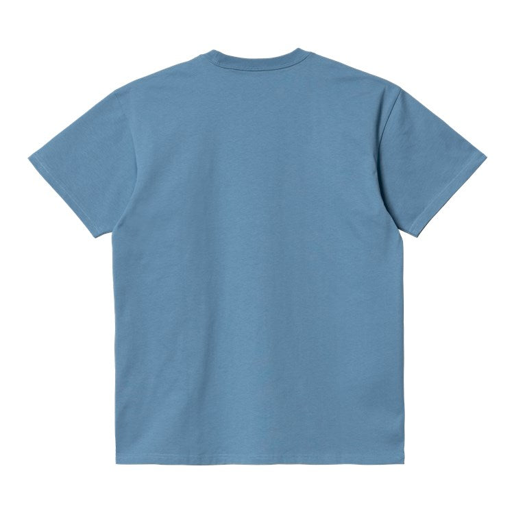Carhartt WIP Chase Tee - Icy Water/Gold
