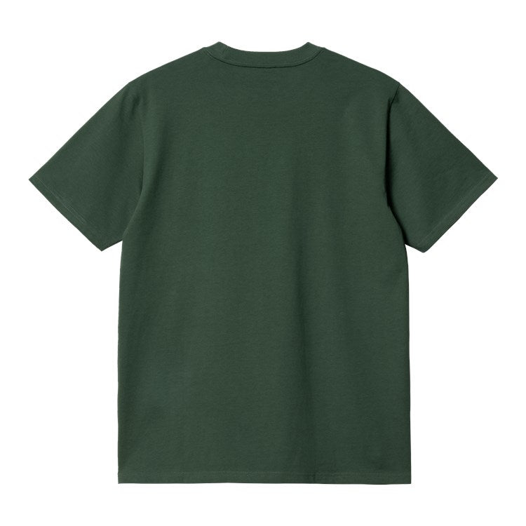 Carhartt WIP Script Tee - Treehouse/White