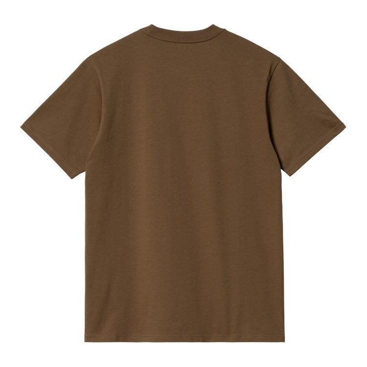 Carhartt WIP Script Tee - Tamarind/White