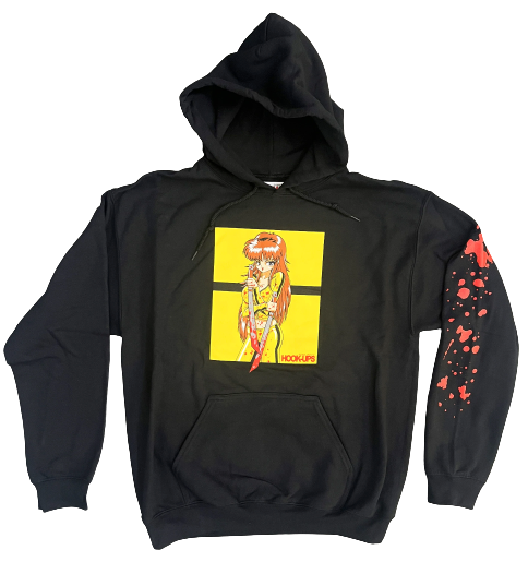 Hook-Ups Katana Hoodie - Black