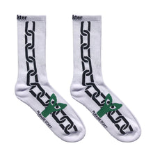 Load image into Gallery viewer, Stingwater Aapi Chain Sock - White