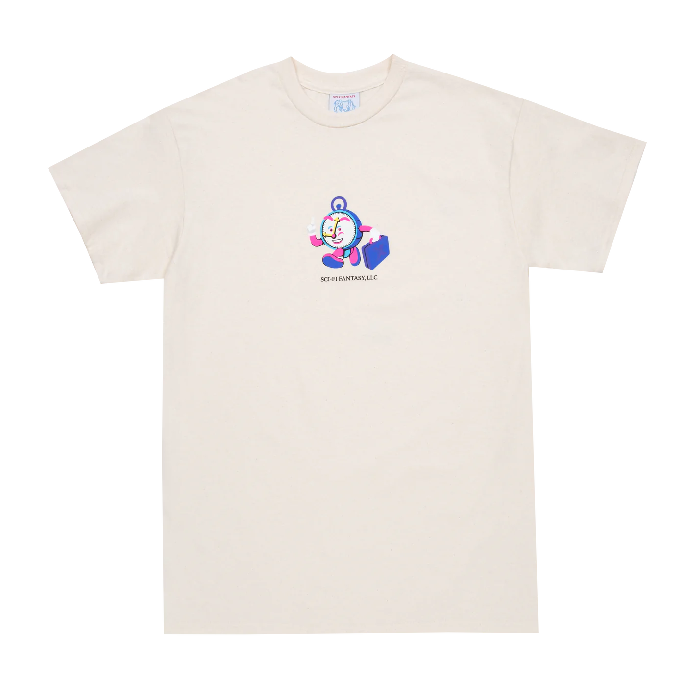 Sci-Fi Fantasy Time Travel Tee - Natural