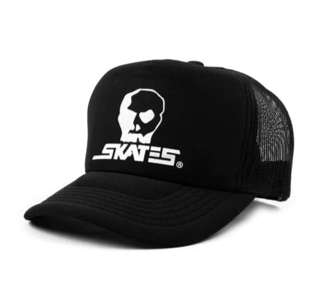 Skull Skates Horse Logo Trucker Cap - Black