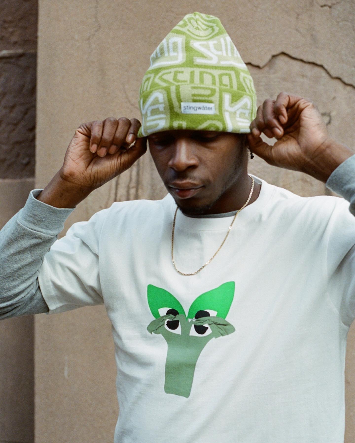 Stingwater Groeing Aapi Tee - White