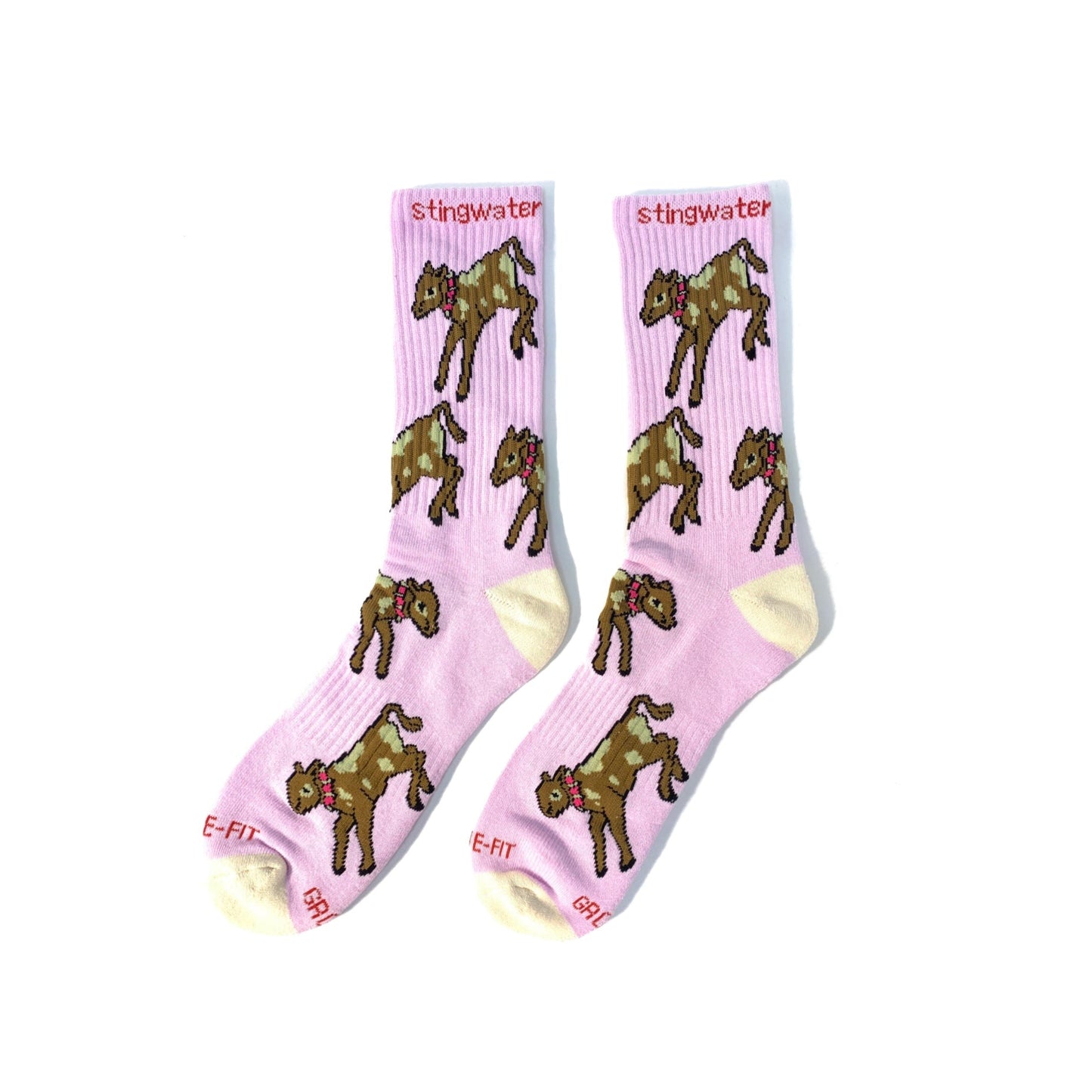 Stingwater Baby Cow Sock - Lavender
