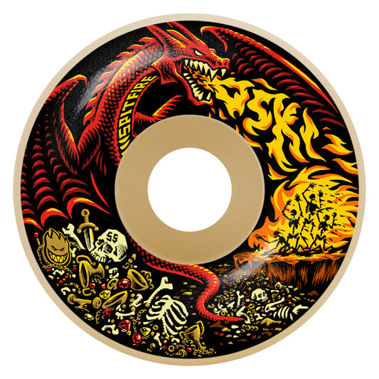 Spitfire Formula Four Oski Scorched Radial Wheels - 99D 57mm