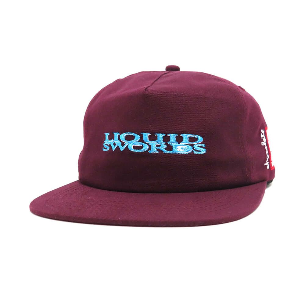 Chocolate Liquid Swords Hip Hop 50th Hat - Wine