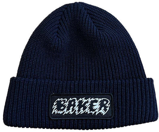 Baker Jagged Beanie - Navy