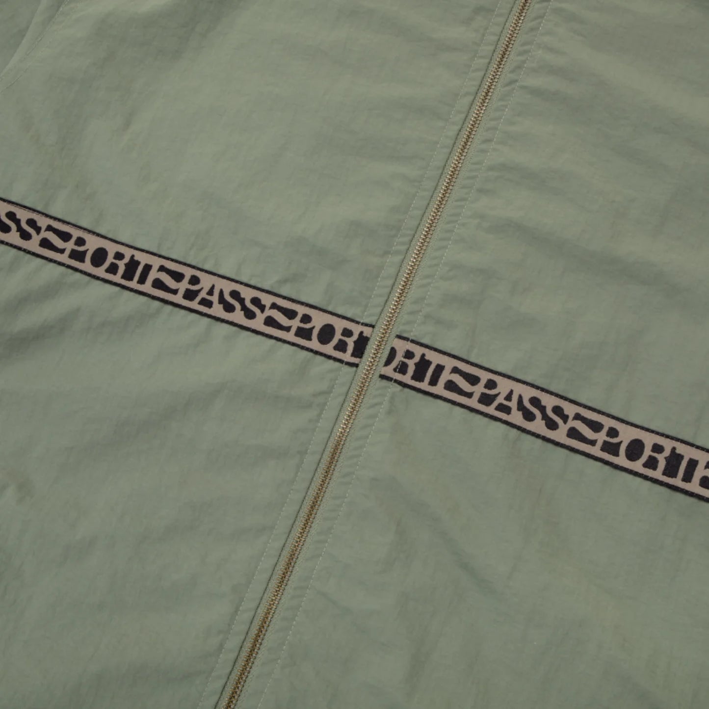 Pass-Port Rough Neg RPET Track Jacket - Sage