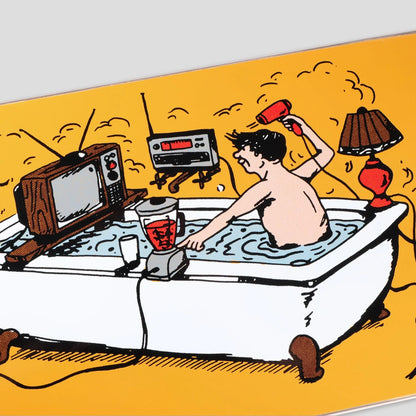 Pass-Port You're Making Me Nervous Tub Time Deck - 8.375