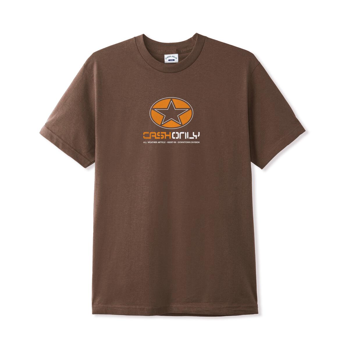 Cash Only All Weather Tee - Brown