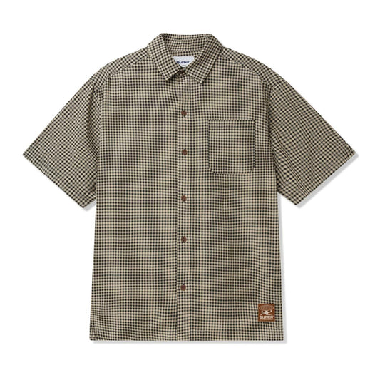 Butter Goods Gingham Shirt - Natural/Black