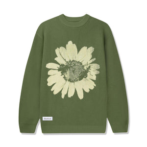 Butter Goods Sunflower Knit Sweater - Army