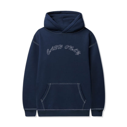 Cash Only Stitch Logo Hoodie - Deep Navy