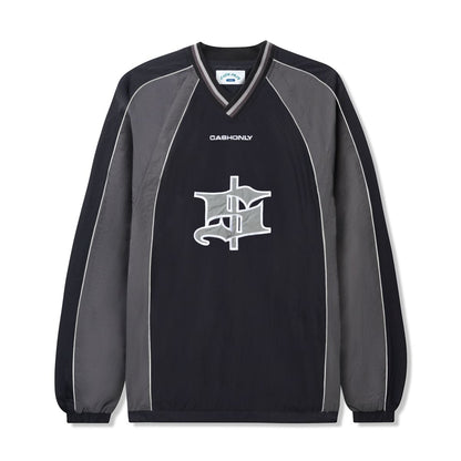 Cash Only Stadium Pullover Top - Black