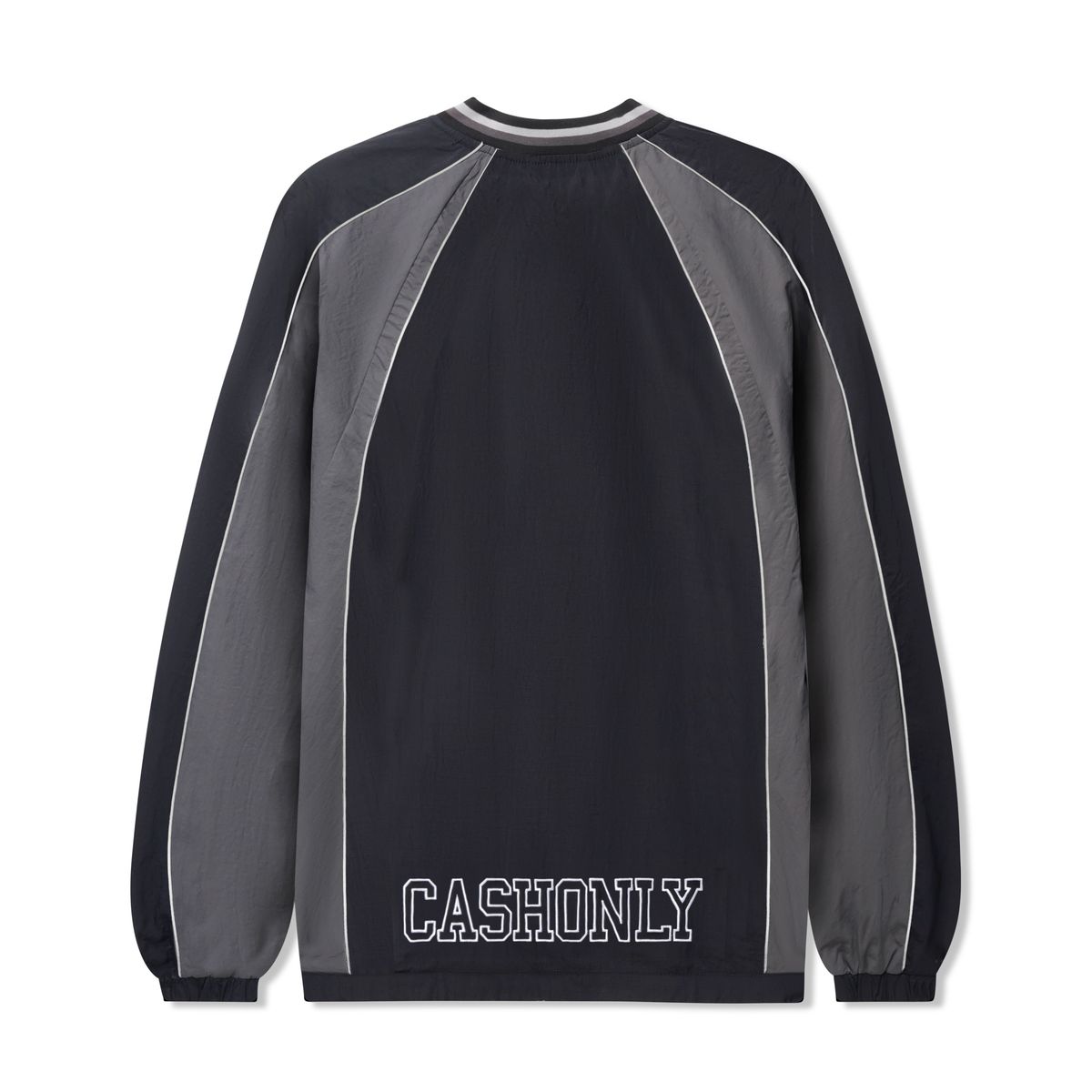 Cash Only Stadium Pullover Top - Black