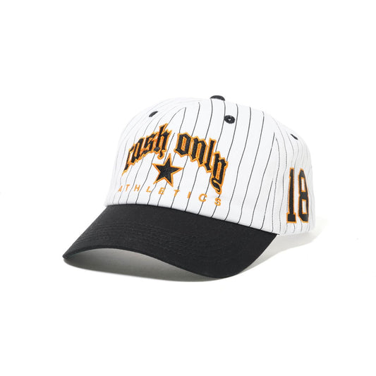 Cash Only Ballpark 6 Panel Cap - White