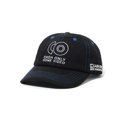 Cash Only Home Video 6 Panel Cap - Black