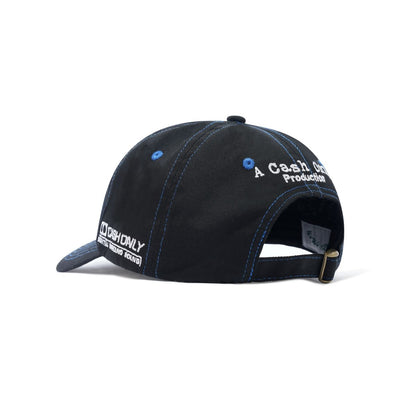 Cash Only Home Video 6 Panel Cap - Black