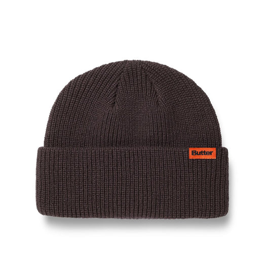 Butter Goods Tall Wharfie Beanie - Chocolate