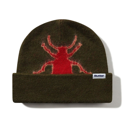Butter Goods Beetle Mohair Beanie - Green