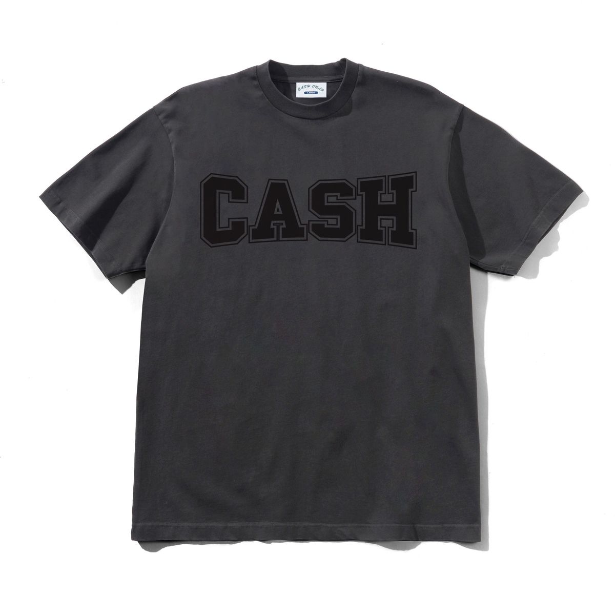 Cash Only Campus Tee - Washed Black