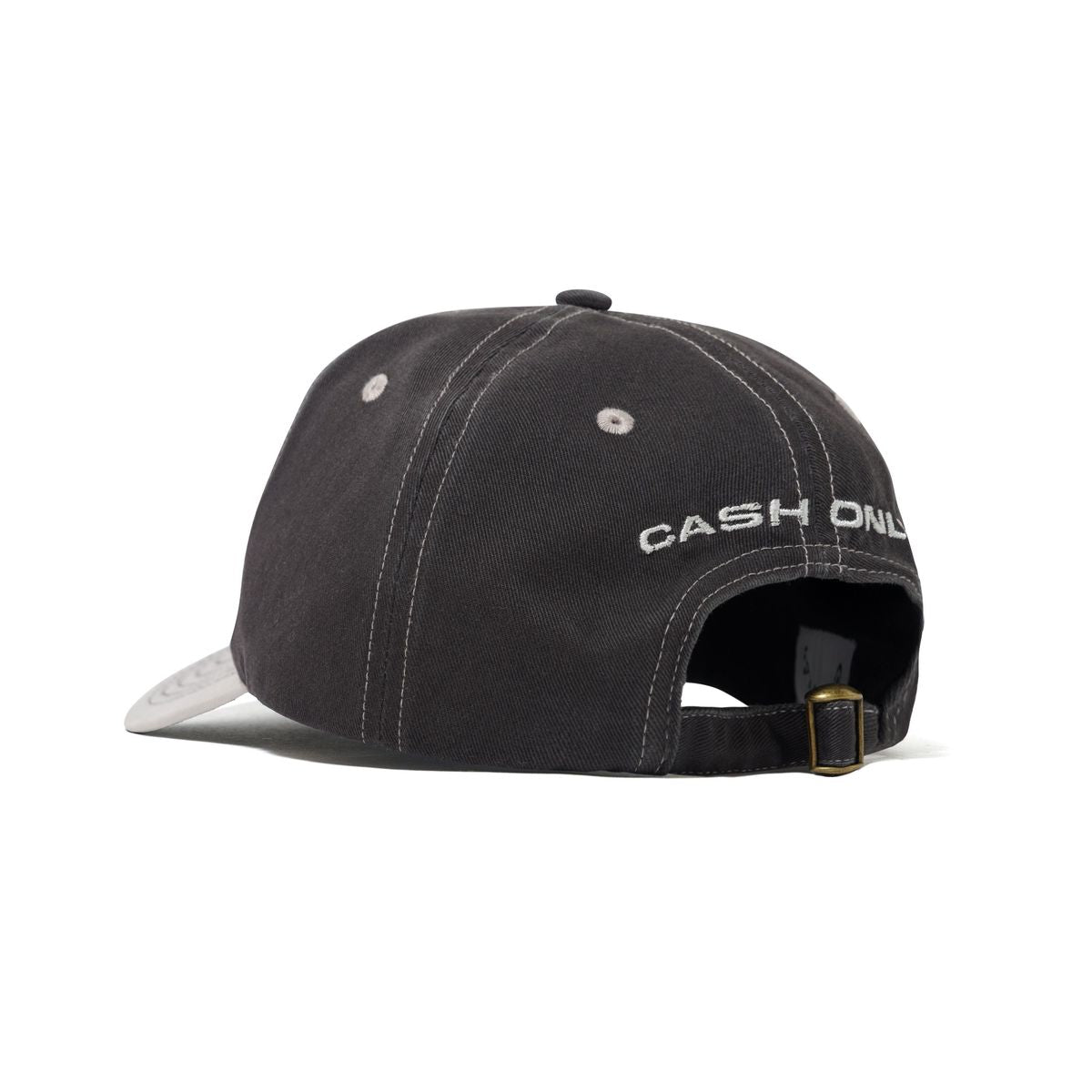 Cash Only Chain 5 Panel Cap - Charcoal/Light Grey
