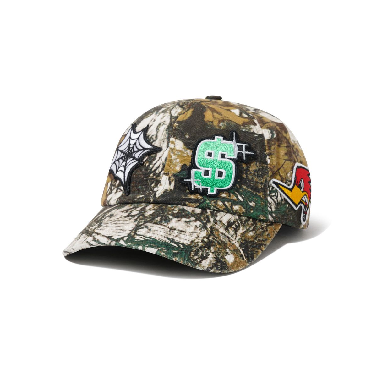 Cash Only Service 6 Panel Cap - Foliage Camo