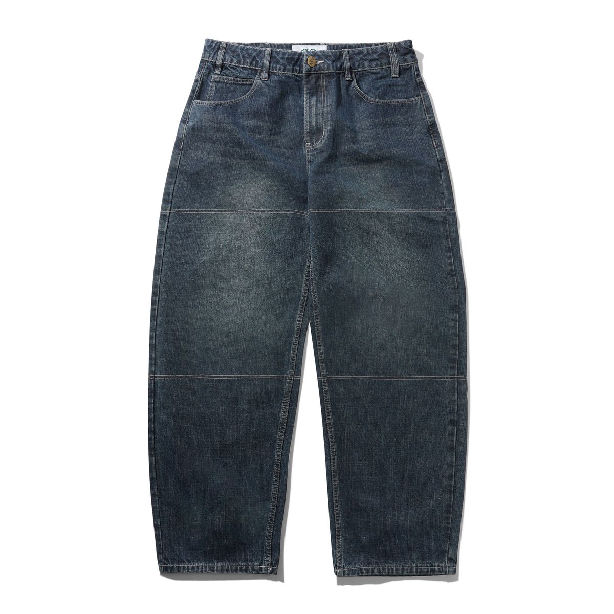 Cash Only Aleka Denim Jeans - Streaky Navy Wash