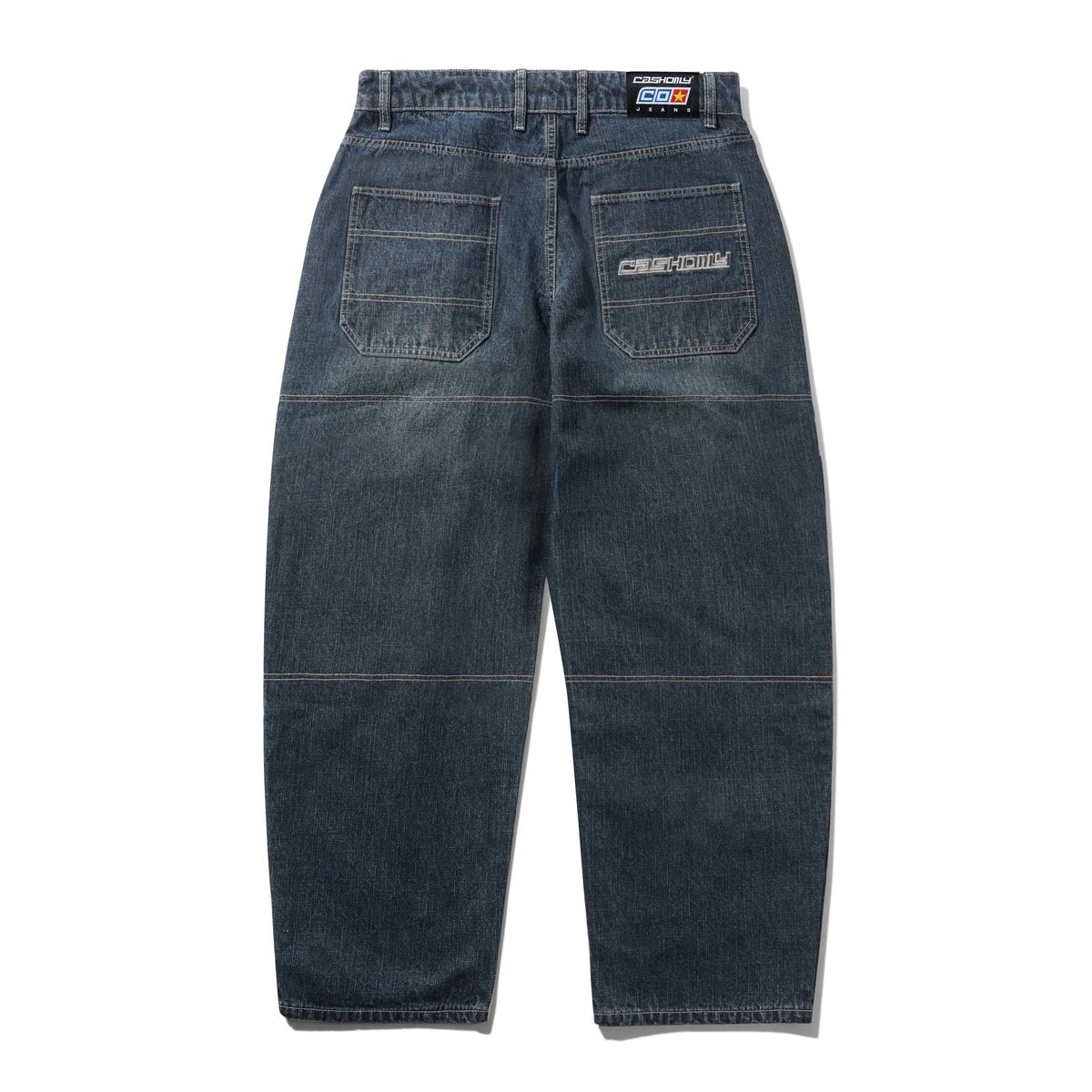 Cash Only Aleka Denim Jeans - Streaky Navy Wash