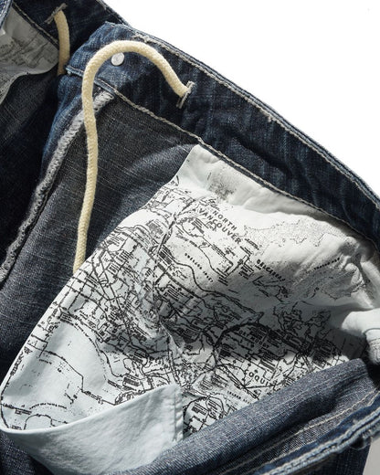 Cash Only Aleka Denim Jeans - Streaky Navy Wash