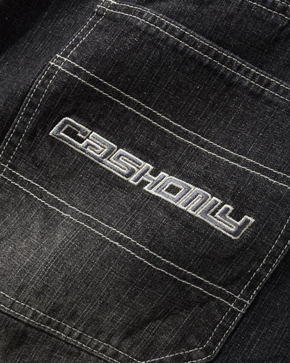 Cash Only Aleka Denim Jeans - Streaky Black Wash