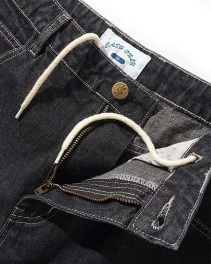 Cash Only Aleka Denim Jeans - Streaky Black Wash