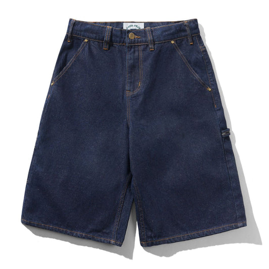 Cash Only Point Denim Shorts - Raw Denim