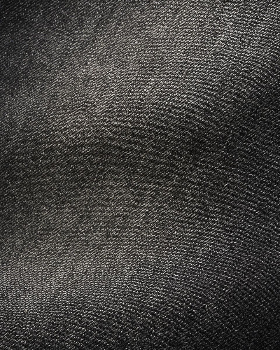 Cash Only Point Denim Shorts - Work Grey