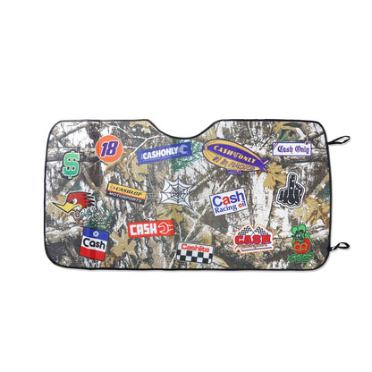 Cash Only Car Sunshade - Multi